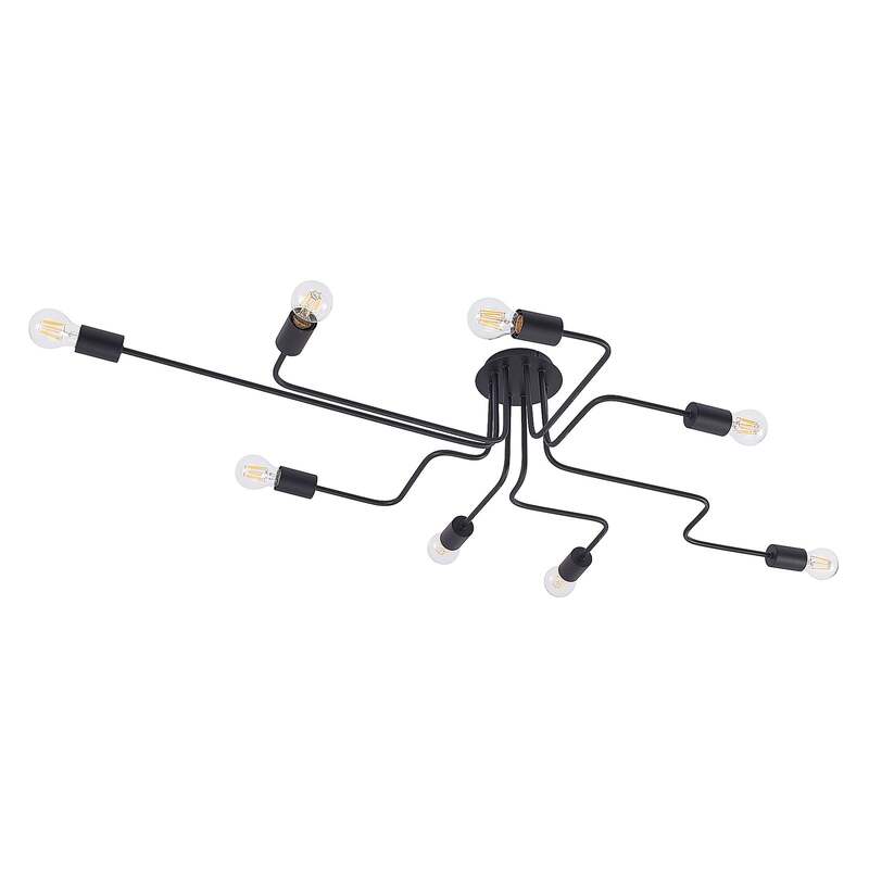 Lindby Elimar Deckenlampe achtflammig Deckenleuchte Lampe Leuchte IP20 E27 60W - 4251911710328