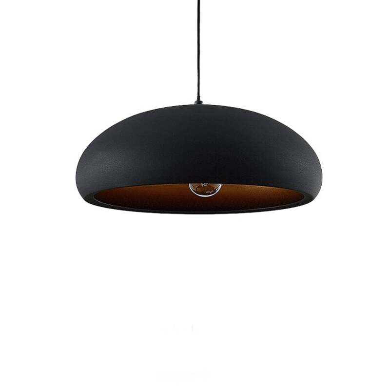 Lindby Pendelleuchte Hängeleuchte Gerwina LED Lampe dimmbar schwarz/gold 40cm - 4251096560633