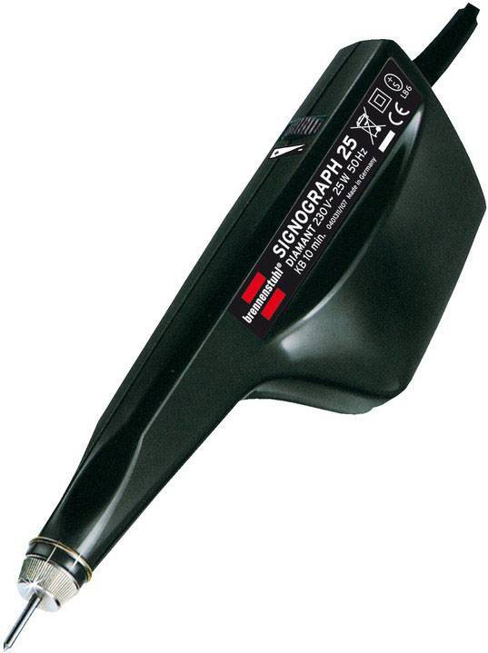 Brennenstuhl Elektro-Gravierer Signograph 25 Diamant-Set für kreative Gravuren - 4007123012312