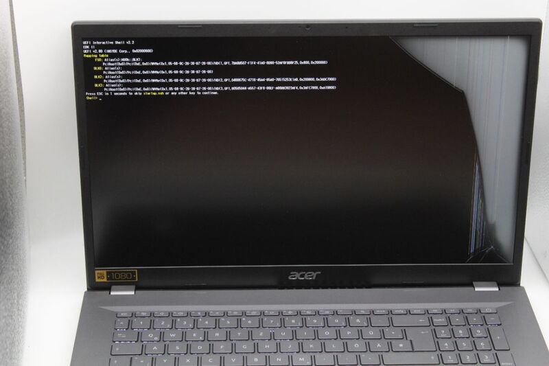 Acer Aspire 17 Notebook Laptop Core5 16GB 512GB Linux Stahlgrau - 4711474322913