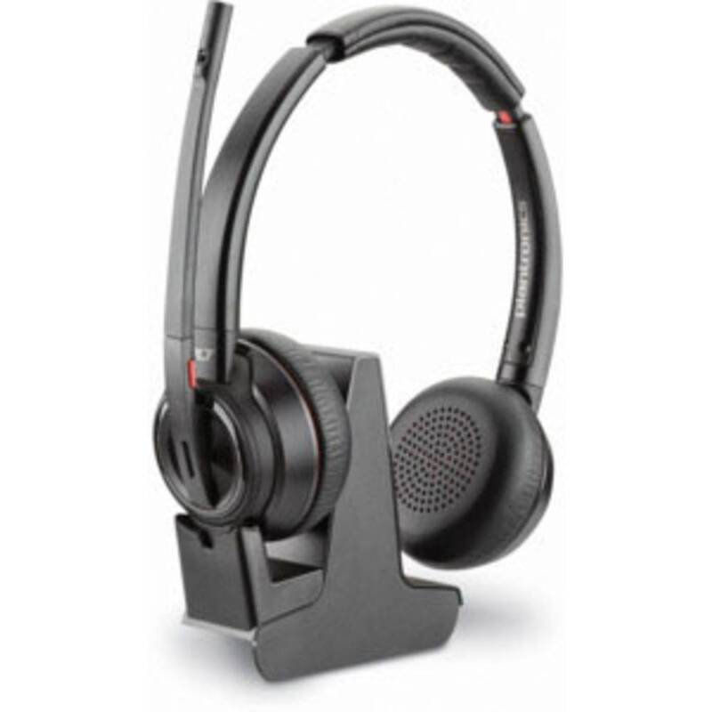 Plantronics Savi W8220 Telefon On Ear Headset DECT Stereo Noise Cancelling - 5033588052913