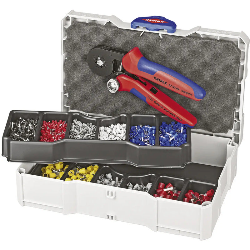 Knipex Knipex-Werk 97 90 09 Crimpzange Crimpwerkzeug Aderendhülsen 0.08 -10 mm² - 4003773028574