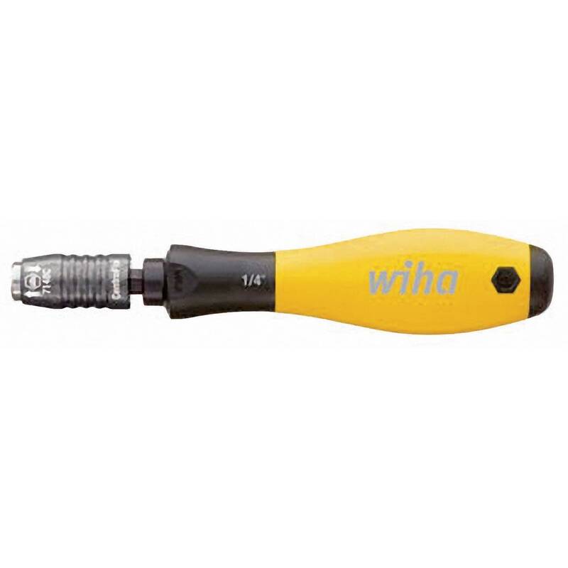 Wiha Bit-Schraubendreher ESD 1/4" (6,3 mm) 38 mm Mehrkomponentengriff DIN 3126 - 4010995321611