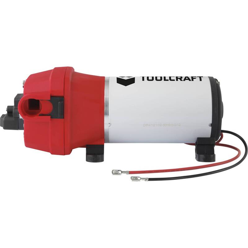 Toolcraft Niedervolt-Druckwasserpumpe 1020l/h 12V Pumpe Wasserförderung 2.3bar - 4064161187310