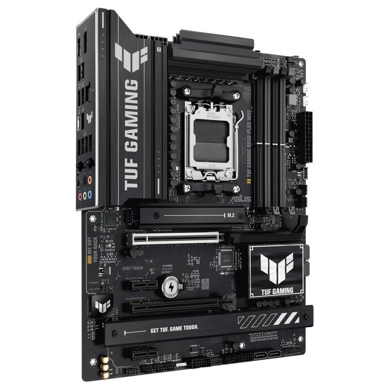 Asus Mainboard Motherboard TUF B850 PLUS AMD AM5 ATX Schwarz DDR5 WLAN PC - 4711387781609