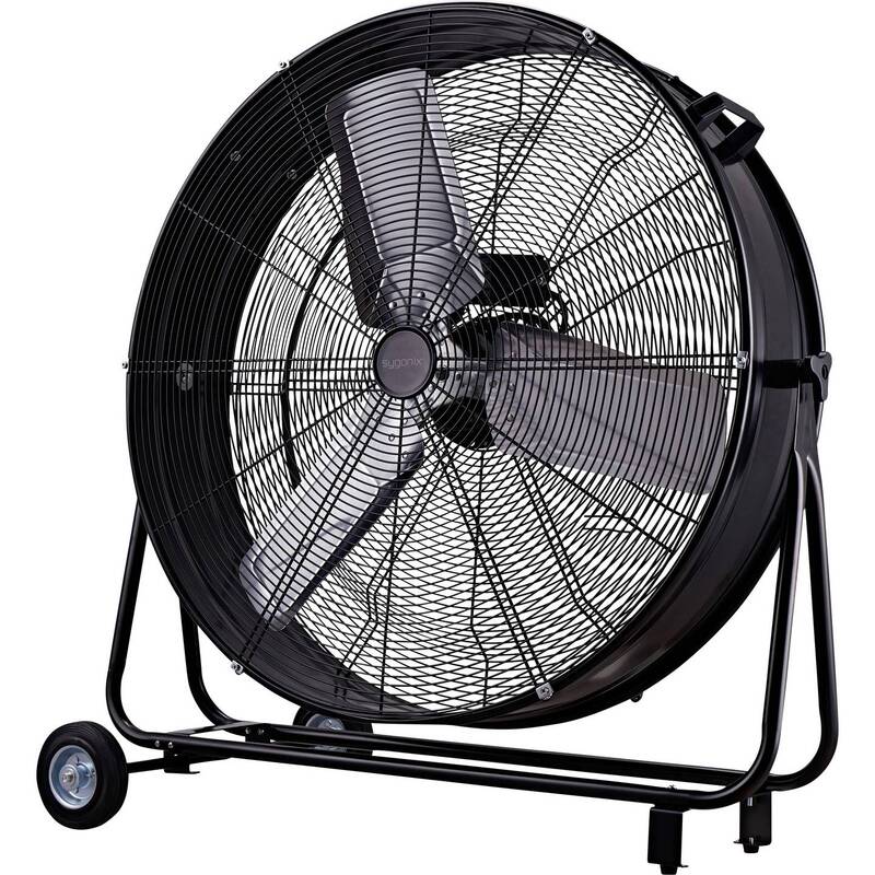 Sygonix Trommelventilator 300W Aluminium Ventilator schwenkbar Ø905mm 360° - 4064161489308