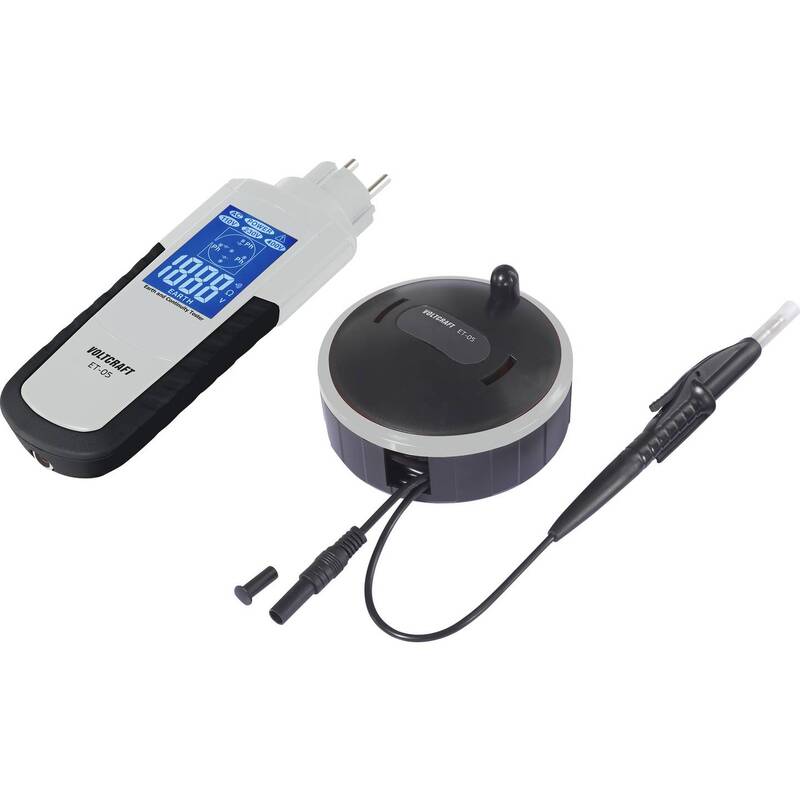 Voltcraft Erdungsmessgerät ET-05 Erdschleifenmessung 2000 Ω IP40 - 4064161498119