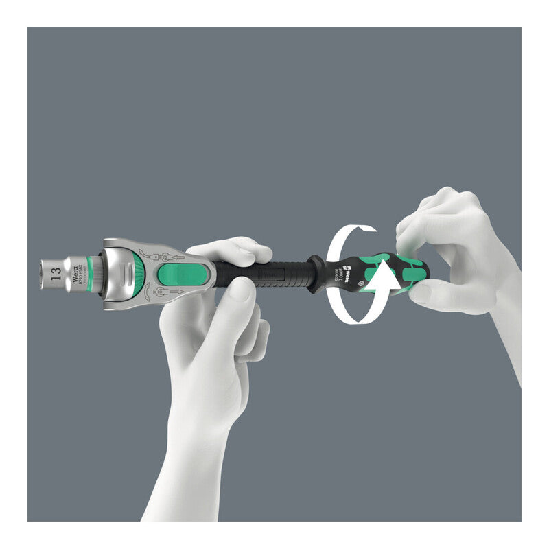 Wera Knarrensatz Ratschensatz Zyklop Speed Metal Set Kompakt Tasche 8-teilig - 4013288178633