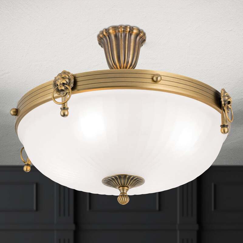 Orion Deckenleuchte Rocca LED Lampe dimmbar 4-flammig bronze Ø43cm 30cm hoch - 9003090217311