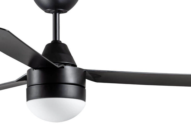 Beacon Deckenventilator Megara schwarz 122cm leise Ventilator mit Licht 78W - 9333509171171