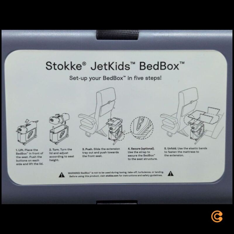 Maleta De Paseo JETKIDS by STOKKE BedBox Creamy Cappuccino Con Crew BackPackArctic Blue. - 7040356814022