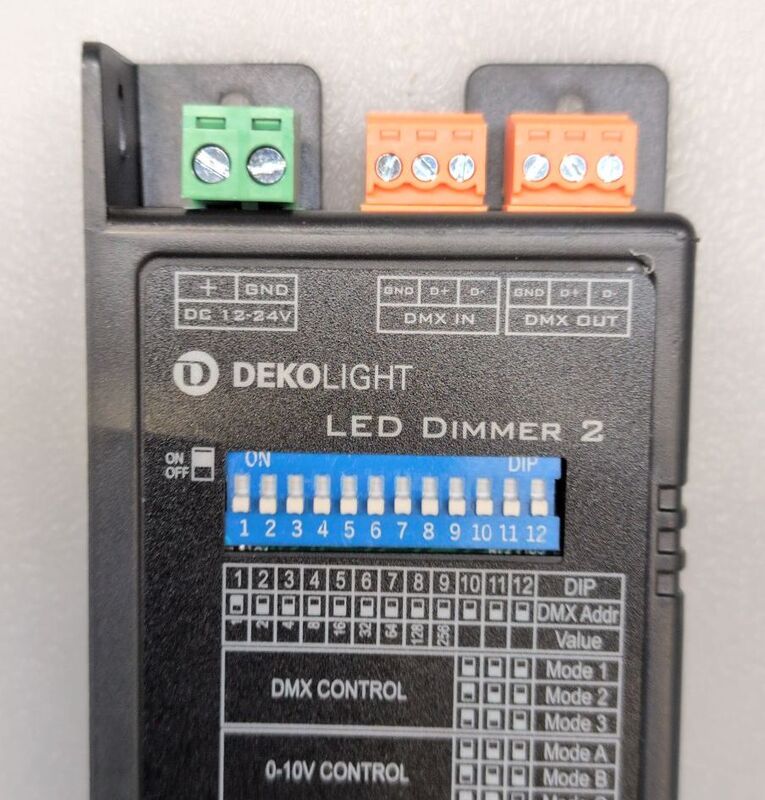 Deko Light LED-Dimmer 843336 Dimmer Lichtdimmer Schwarz 12V Energieeffizienz - 4042943192363
