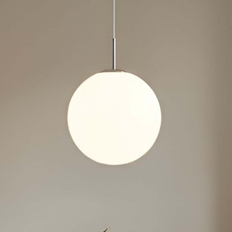 Lindby Hängeleuchte Marike LED Pendelleuchte Lampe dimmbar weiß Ø40cm 150cm - 4251096539660