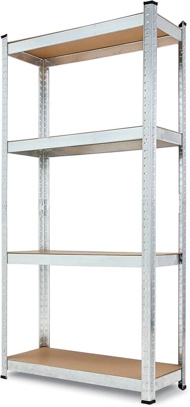 Izzy 1 Regal Metall Schwerlastregal 4 Böden 150x75x30 cm 280 kg Tragkraft - 4047385850079