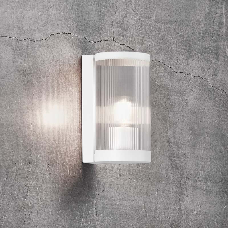 Nordlux Außenwandleuchte Coupar LED Gartenlampe Wandleuchte dimmbar weiß 25cm - 5704924010606