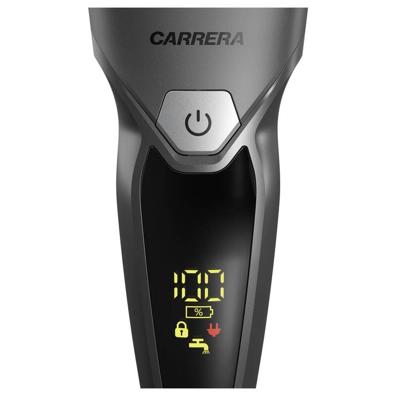 Carrera Beauty Rasierer abwaschbar Schwarz 60min Akku-Laufzeit 3-Schersystem - 4017805346468