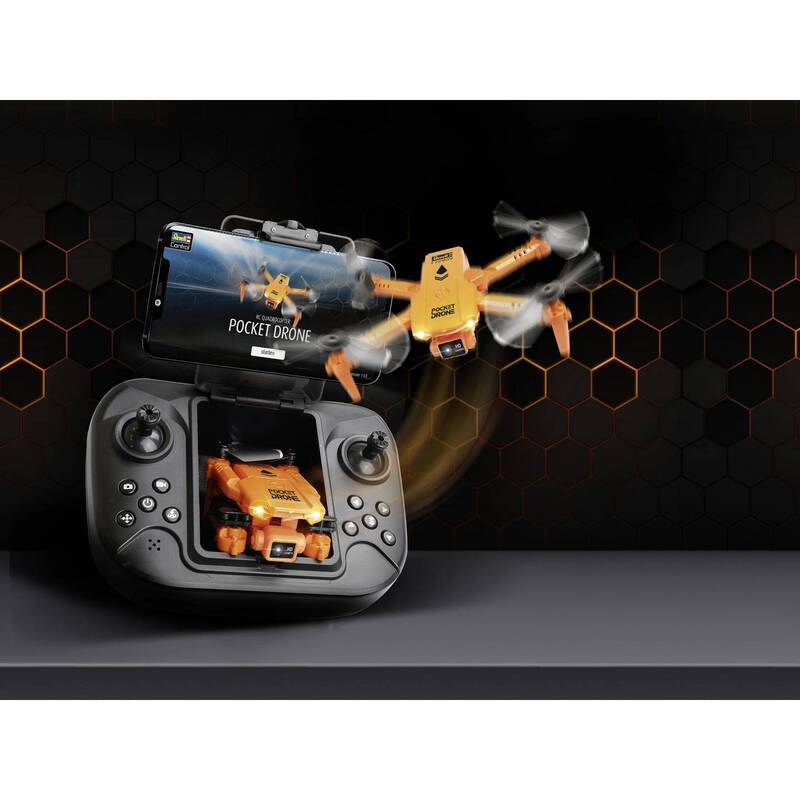 Revell Control Quadrocopter Drohne RtF mit 720K Kamera für Luftfotografie 59g - 4009803223810