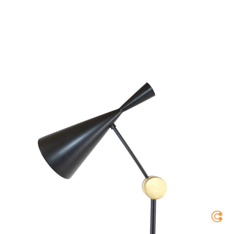 Tom Dixon - Beat Stehleuchte, schwarz Stehlampe Wohnzimmerlampe Leselampe Lampe - 5060441508447