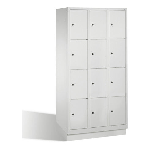 C+P Fächerschrank Spind Schrank 12 Fächer Grau H1800 B900 T500m SIEHE TEXT/FOTO - 4025314552294