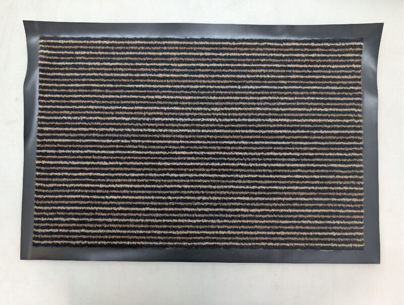 LUX Türmatte rutschfest gestreift 60x40cm Innenbereich praktische Fußmatte - 4007873940095