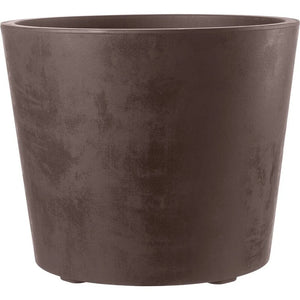 B-Ware Deroma Pflanztopf Millennium mit Rollen Gartenpflanze Ø59cm braun frostbeständig