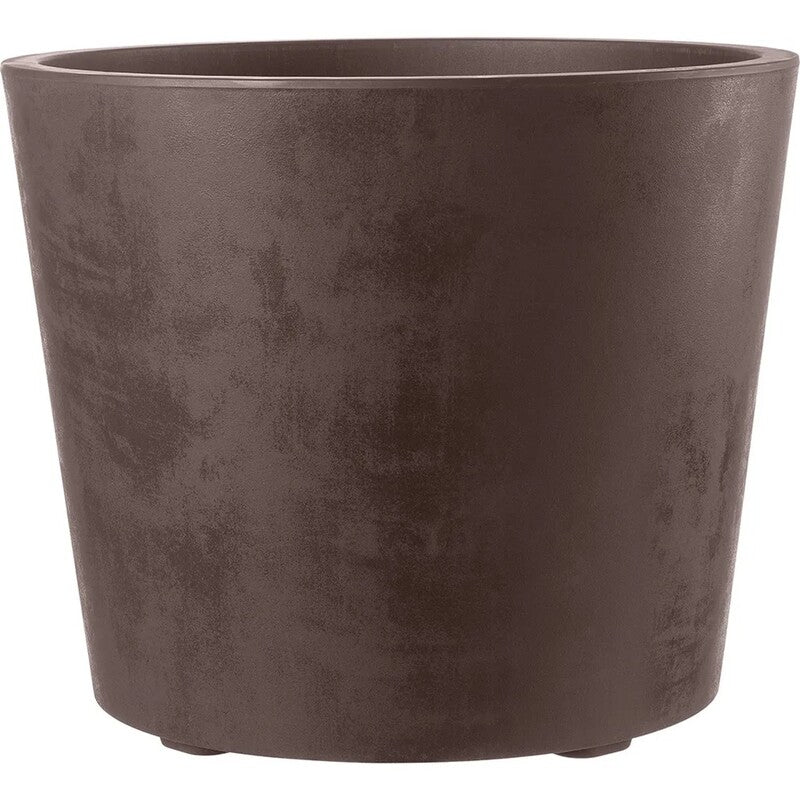 Deroma Pflanztopf Millennium mit Rollen Gartenpflanze Ø59cm braun frostbeständig - 0191942106551