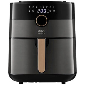 B-Ware Arzum Heißluftfritteuse 6l Airfryer Fritteuse Timerfunktion Kupfer Schwarz 1750W