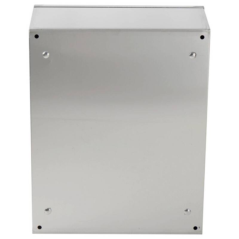 TRU COMPONENTS Schaltschrank Edelstahl TC-SS504020 IP65 lichtgrau 400x500x200mm - 4064161335414