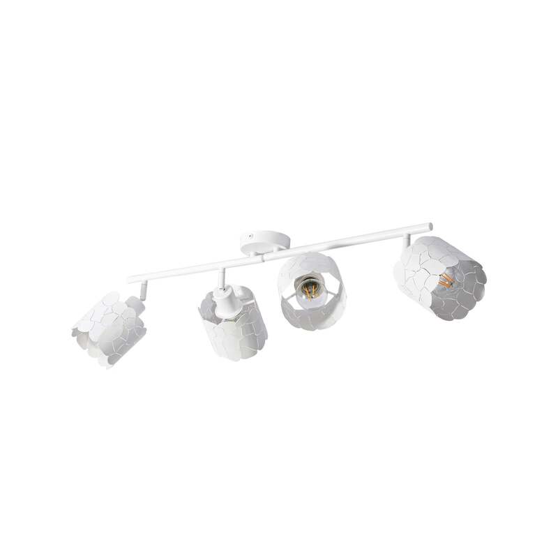Lindby Deckenleuchte Aralena LED Lampe 4-flammig dimmbar weiß 97x12cm - 4251911786293