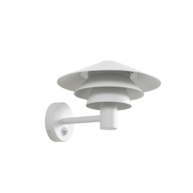 Lucande Außenwandleuchte Wandleuchte LED Sensor weiß Aluminium Kunststoff - 4255830908651
