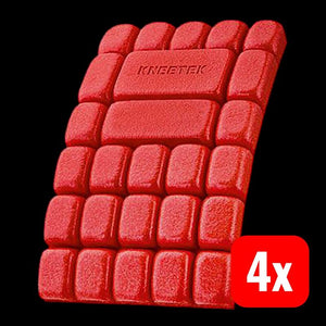 4x B-Ware Kneetek Kniepolster Multipad, Rot