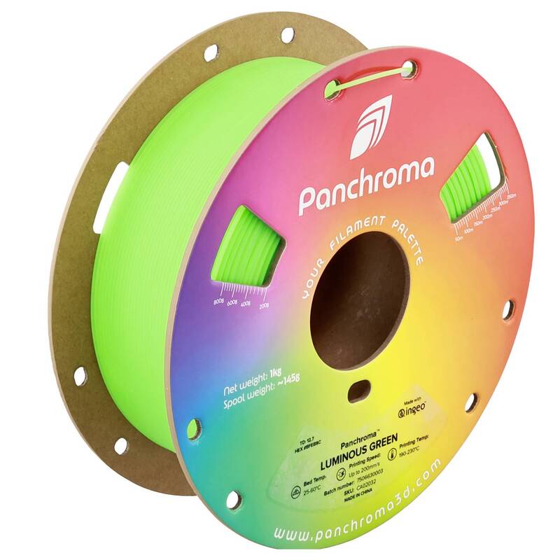 Polymaker Filament PLA Druckmaterial Panchroma Luminous CA02032 Grün 1000g - 6938936716082