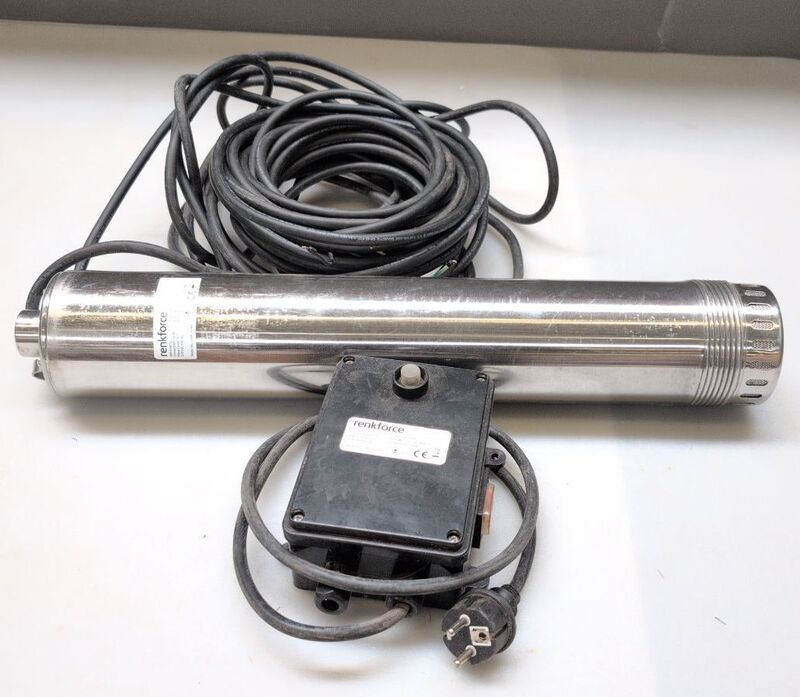 Renkforce Tiefbrunnenpumpe 4500l/h 60m Förderhöhe Handpumpe Überlastungsschutz - 4016138913347