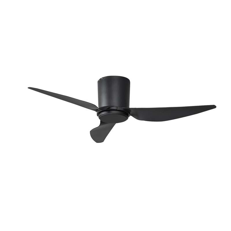 Lindby Deckenventilator Aulo schwarz DC leise Ventilator Ø123cm für bis zu 20m² - 4251911780017