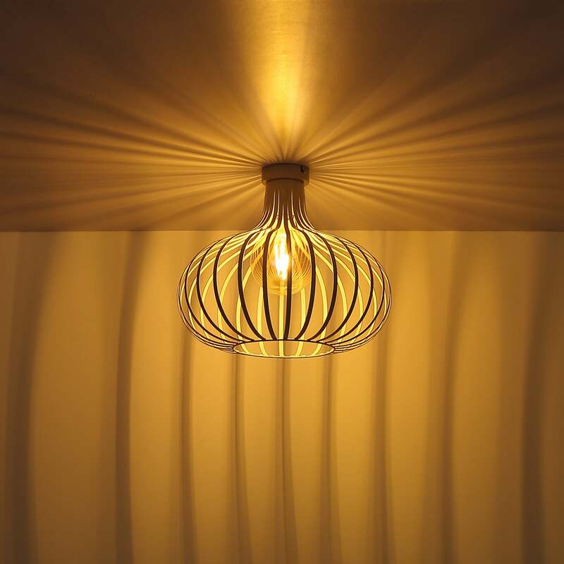 Globo Hängeleuchte Mateo LED Pendelleuchte dimmbar sandfarben Metall Ø40cm - 9007371513888
