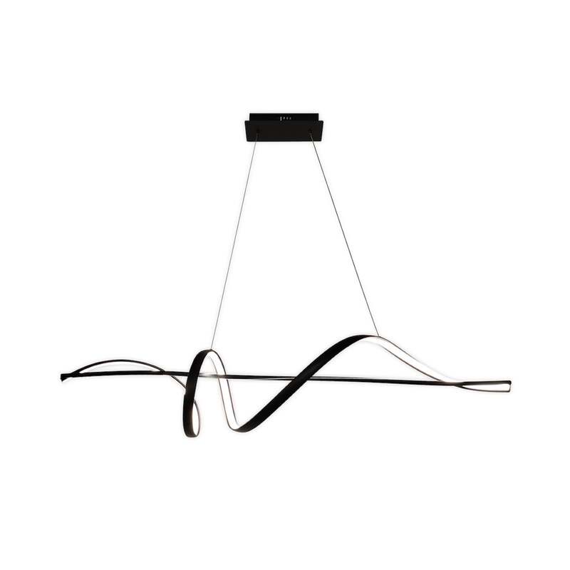 Milagro Lighting LED Hängeleuchte Pendelleuchte Sash Metall schwarz 4000K 1232 - 5902693711902