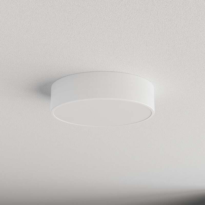 TEMAR LIGHTING Deckenleuchte Cleo 300 IP54 Ø 30 cm weiß E27 Deckenlampe E27 - 5907623619839