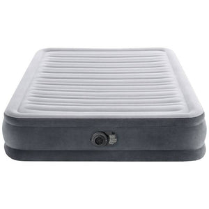 B-Ware Intex Luftbett FULL COMFORT-PLUSH AIRBED grau 191x137x33cm mit Elektropumpe