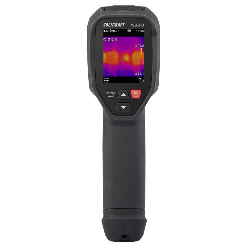VOLTCRAFT WB-90 Wärmebildkamera 2-in-1 -20 bis 550 °C IP54 50 mK 96x96 Pixel - 4064161389967