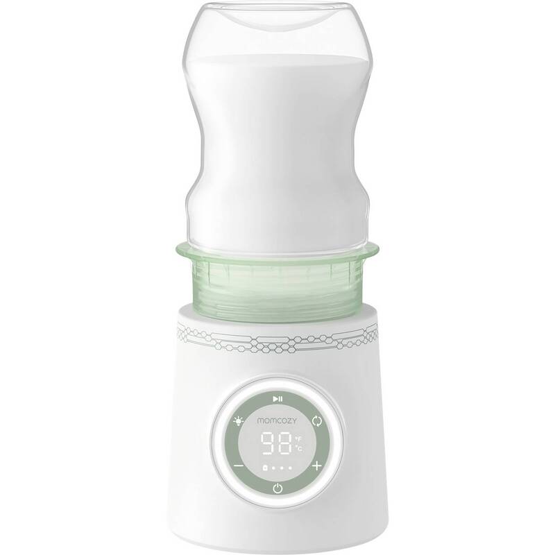 Momcozy Milchflaschenwärmer tragbar 80W Temperaturregelung Grün Weiß Transparent - 0602835182366