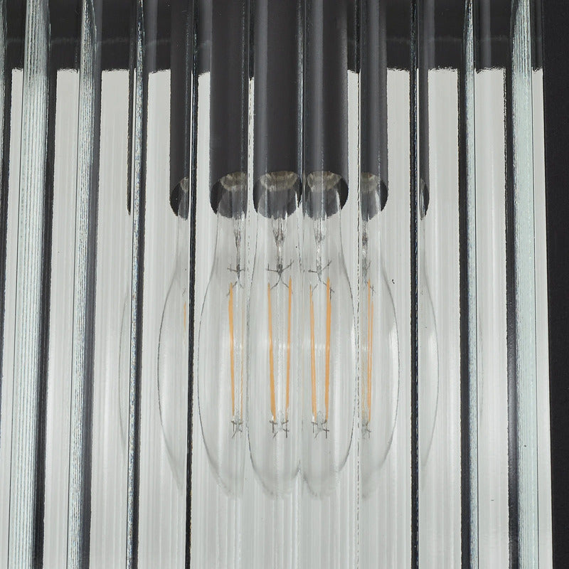 Lindby Bolgar Outdoor Pendant Light, Black, Metal, Glass - 4251911798302
