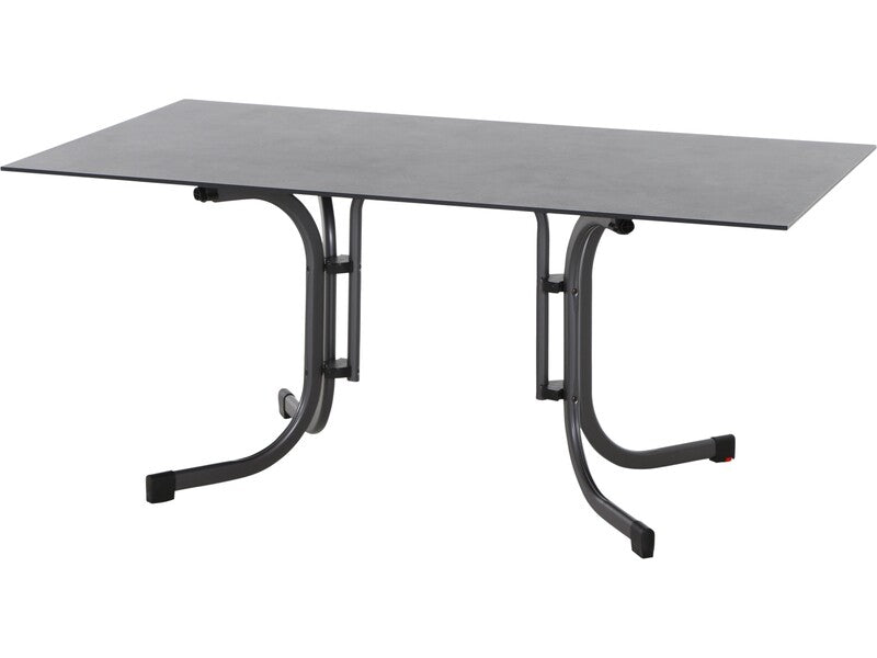 Siena Garden Esstisch Klappbar Tisch Stahl Gartenmöbel Farbe Blau HPL Oberfläche - 4019111022173