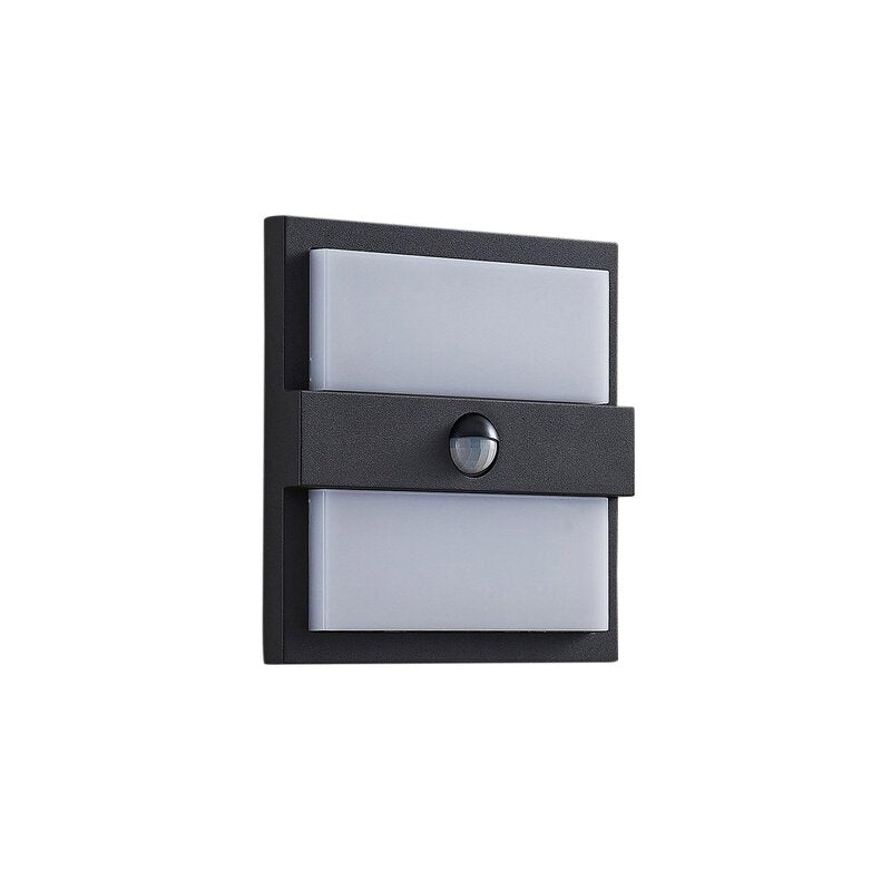 Lucande Gylfi LED-Außenwandleuchte AußenWandleuchte Wandleuchte quadratisch Sens - 4251096574432