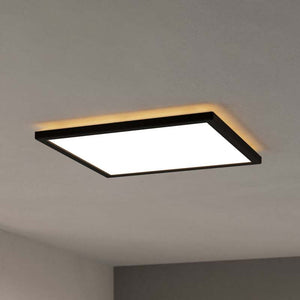 B-Ware EGLO connect Deckenlampe Rovito-Z LED App dimmbar schwarz RGB CCT 39x39cm IP44