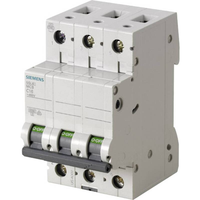 Siemens Leitungsschutzschalter Schutzschalter Sicherungsautomat 3polig 10A 400V - 4001869388748