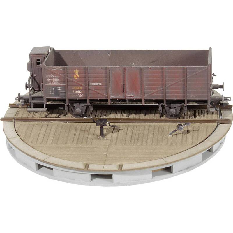 MBZ Drehscheibe Waggondrehscheibe H0 Antrieb Modellbahn 10 m 73026 - 4250528725145