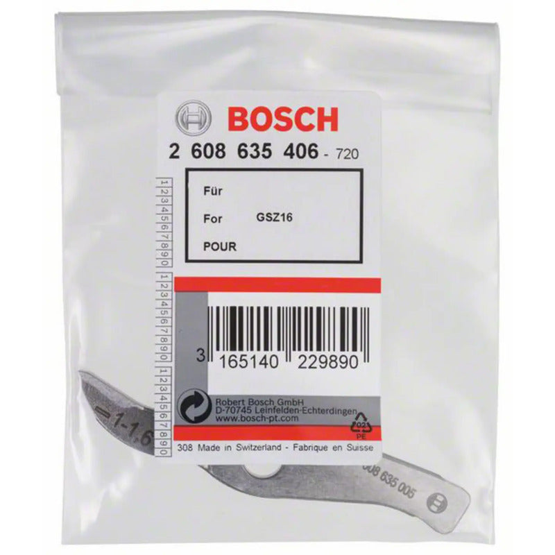 Bosch Schlitzschere Messer gerade 1,6mm Zubehör 2 Messer 4 Schrauben blau - 3165140229890