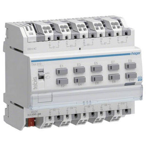 B-Ware Hager Binäreingang Sensor Eingang KNX Modul 10fach Reg Steuerung 230V
