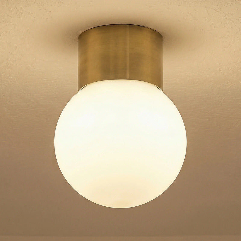Deckenleuchte Lampe Hotel Mood 1 Glas Stahl gold weiß G9 Glasleuchte - 5902846817307