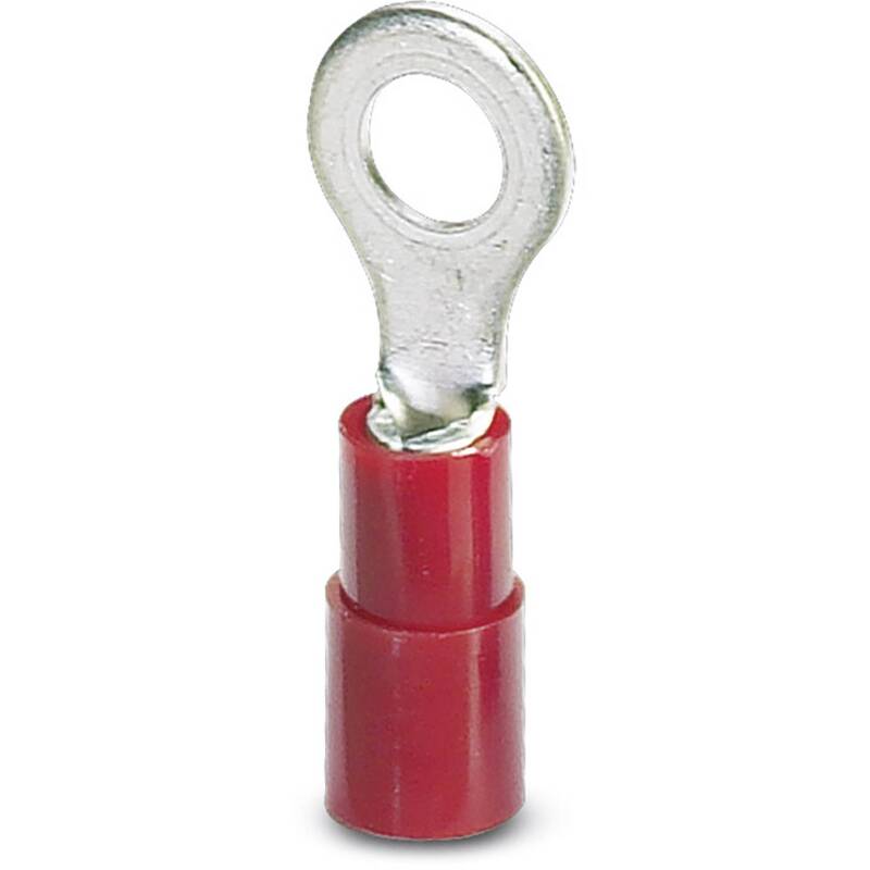 Phoenix Contact Ringkabelschuh Kabelschuh 10 mm² Loch-Ø 5.3 mm Rot 100 STÜCK - 4046356452090